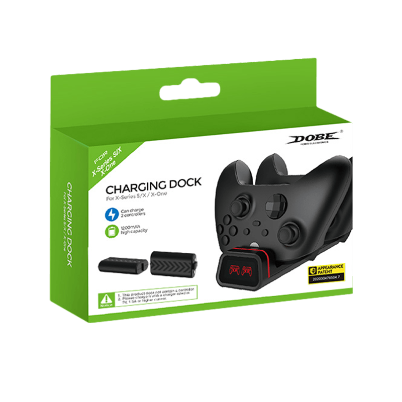 Dobe Dual Controller Charging Dock & Battery Pack - Black (Xbox Series)